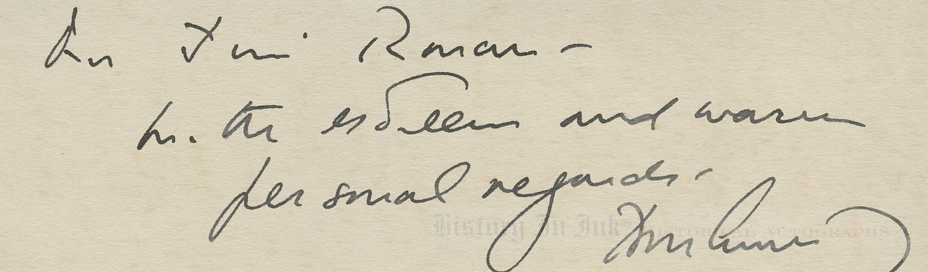 John F. Kennedy Autograph Beautiful inscribed, signed photo, framed